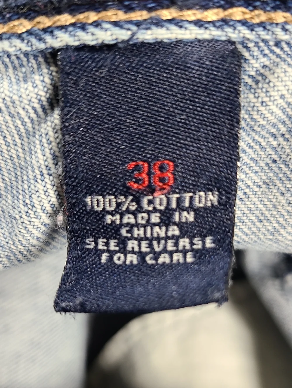 VITAGE U.S. Polo Assn. Light Blue Denim Jean Mens Shorts 38x11